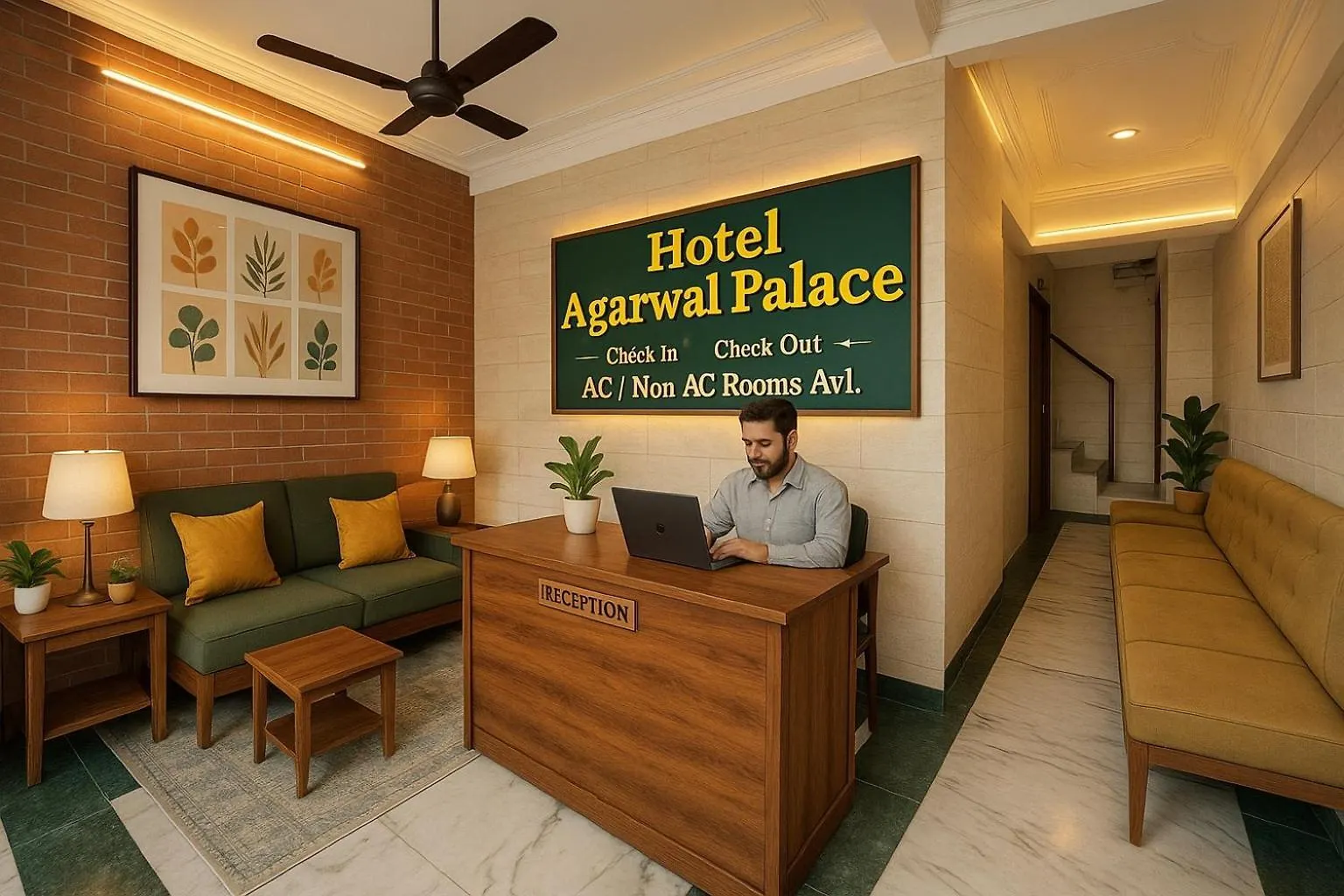 Hotel Agarwal Palace & Restaurant Walkable Distance From Agra Cantt Railway Station Indien